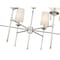 Z-Lite Emily 9 Light Chandelier, Polished Nickel & Off White 3033-9PN - alternate 2